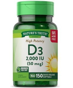 ویتامین دی نیچرز تریث Nature’s Truth Vitamin D3 2000 IU