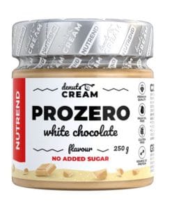 کره بادام زمینی با شکلات سفید ناترند 250 گرم Nutrend DeNuts Cream Prozero 4 کره بادام زمینی با شکلات سفید ناترند 250 گرم Nutrend DeNuts Cream Prozero