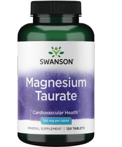 قرص منیزیم تائوریت سوانسون 100 میلی گرم 120 عدد 5 منیزیم تائوریت