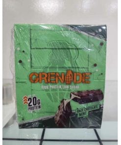 پروتئین بار گرنید شکلات تلخ نعنایی 20 گرم پروتئین Grenade High Protein Bar 5 پروتئین بار گرنید شکلات تلخ نعنایی 20 گرم پروتئین Grenade High Protein Bar