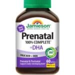 مولتی ویتامین پریناتال با DHA جمیسون 60 عددی Jamieson 100% Complete Prenatal Multivitamin with DHA