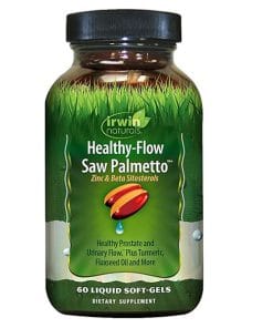 عصاره نخل اره اروین 60 عدد Irwin Naturals Healthy-Flow Saw Palmetto