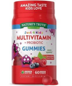 پاستیل مولتی ویتامین و پروبیوتیک نیچرز تریث