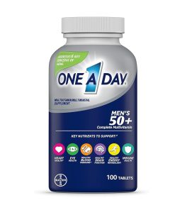 مولتی ویتامین مردانه 50+ وان ا دی 100 عددی One A Day® Men’s 50+ Complete Multivitamin