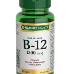 ویتامین B12 نیچرز بونتی 1500 میکروگرم 80 عدد
