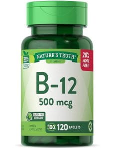 ویتامین B12 نیچرز تریث 120 عدد Nature’s Truth B12 500MCG