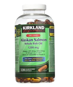 روغن ماهی سالمون آلاسکا کرکلند