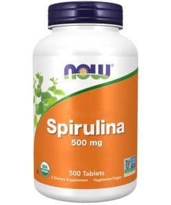 اسپیرولینا ناو 500 میلی گرم 500 عدد Now Natural Spirulina 7 اسپیرولینا ناو 500 میلی گرم 500 عدد Now Natural Spirulina