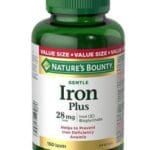 قرص آهن نیچرز بونتی آیرون پلاس 28 میلی گرم 150 عددی