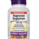 منیزیم گلیسینات وبر نچرالز 200 میلی گرم 60 عدد