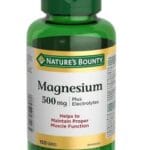 منیزیم نیچرز بونتی 500 میلی گرم 150 عدد به همراه الکترولیت