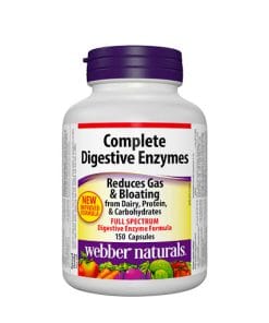 کامپلت آنزیم گوارشی وبر نچرالز 150 عدد Webber Naturals Complete Digestive Enzymes