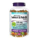 روغن ماهی سالمون آلاسکا آزاد وبر نچرالز