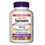 زردچوبه وبر نچرالز 120 عددی Webber Naturals Advanced Turmeric