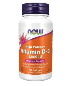 ویتامین دی ناو 180 عددی Now Vitamin D3 1000 IU 7 0 901c25de e234 4b5f 8475 f4125fae5c4f