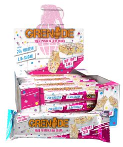 برث دی کیک پروتئین بار گرنید 20 گرم پروتئین 1.6 گرم قند