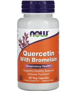 کوئرستین و بروملین ناو 60 عدد NOW Quercetin Bromelain