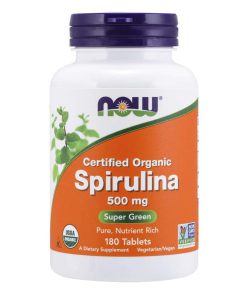 اسپیرولینا ناو 500 میلی گرم 180 عدد Now Spirulina