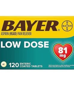 آسپرین بایر 81 میلی گرم 120 عدد 4 آسپرین بایر 81 میلیگرم