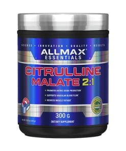 سیترولین مالات 2 1 آل مکس | افزایش پمپ عضلانی و بهبود عملکرد ورزشی 6 سیترولین مالات 2 1 آل مکس