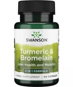 کپسول زردچوبه و بروملین سوانسون