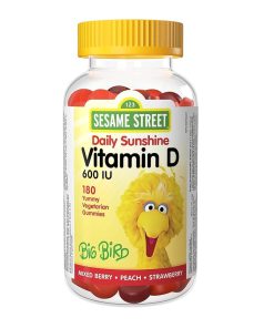 پاستیل ویتامین د3 سسمی استریت 180 عددی Sesame Street® Vitamin D3 600 IU Gummies