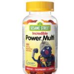 پاستیل مولتی ویتامین کودکان مولتی پاور سسمی استریت 180 عددی Sesame Street® Power Multivitamin Gummies