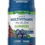 پاستیل مولتی ویتامین مردانه نیچرز تریث حاوی ویتامین B12، D3 و زینک