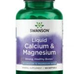 کلسیم و منیزیم مایع سوانسون 100 عددی Swanson Liquid Calcium & Magnesium