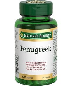 شنبلیله نیچرز بونتی 100 عددی NATURE’S BOUNTY Fenugreek