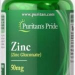 ویتامین زینک(روی) گلوکونات از برند Puritan’s Pride با نام Zinc Gluconate حاوی 250 قرص