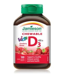 ویتامین D3 جمیسون برای کودکان 400 واحد 100 عدد 4 ویتامین D3 جمیسون برای کودکان 400 واحد 100 عدد