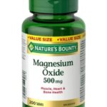 اکسید منیزیم نیچرز بونتی 500 میلی گرم 200 عدد