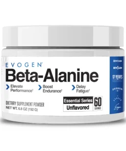بتا آلانین ایوژن 60 سروینگ | کاهش خستگی عضلانی و افزایش استقامت در تمرین با Evogen Beta Alanine 7 بتا آلانین ایوژن 60 سروینگ