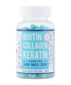 پاستیل بیوتین کلاژن کراتین